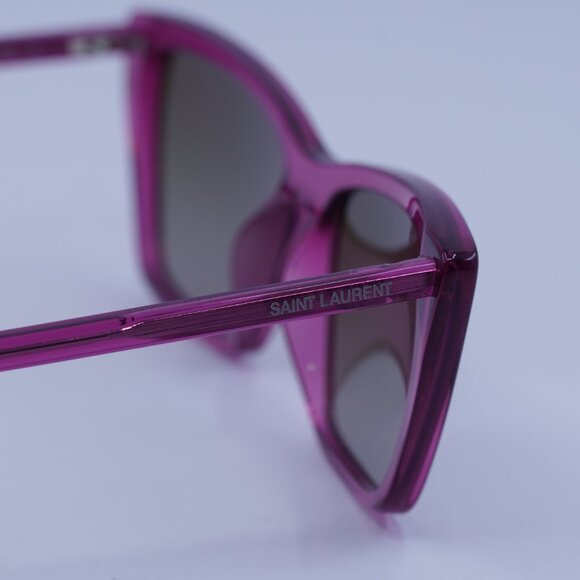 Saint Laurent SL737 MICA THIN 006 Sunglasses Cyclamen Cat Eye Frame main image 5